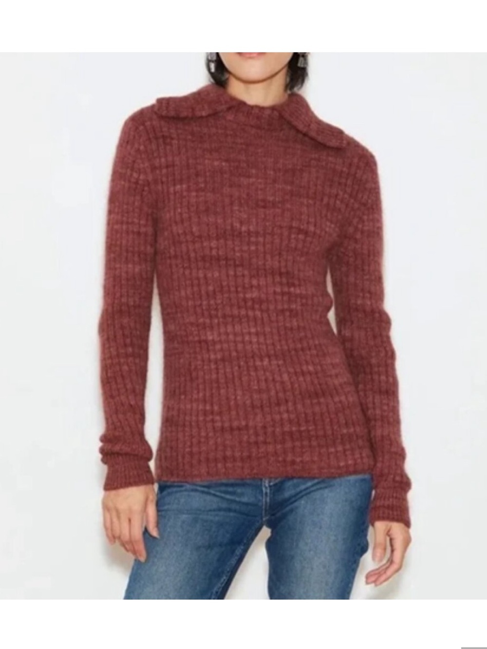 NWOT Misha & Puff Ines Sweater. Baby Alpaca, Mohair, Merino Wool & Silk Blend XS